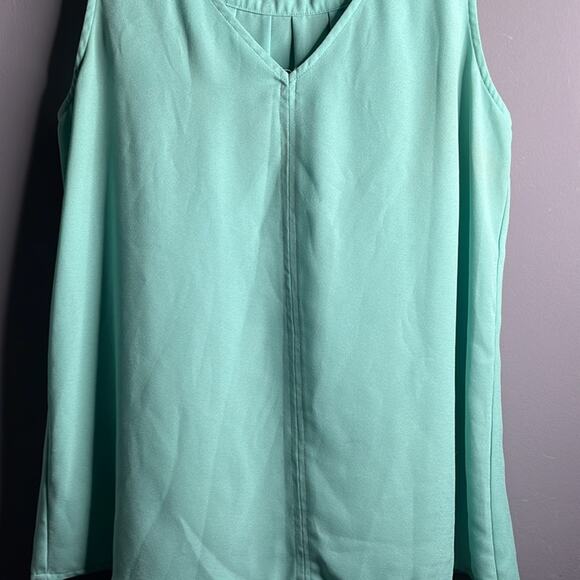 Loft Mint Green Sleeveless Tunic Size Medium - Picture 4 of 7